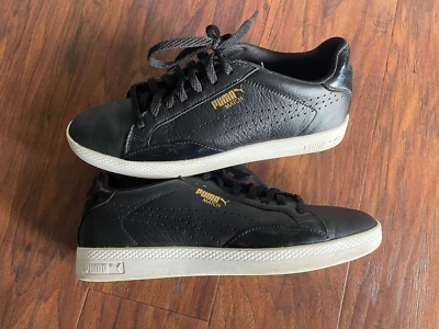 pre-own Puma Women's BLACK MATCH LOW SHOES sz casual sneakers  speedcat v2