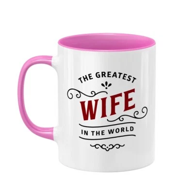 MAINLY MUGS Wife Mug Gift Present Keepsake Best Wife For Birthday Christmas Xmas 11oz