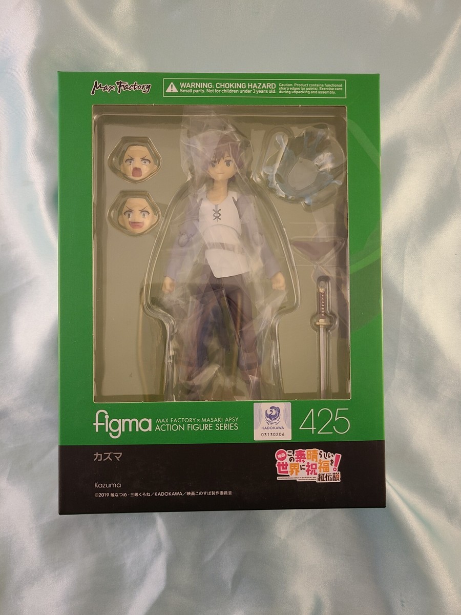 figma 425 この素晴らしい世界に祝福を！ カズマ フィギュア Good Smile Figma #425 Kazuma *New/Sealed* | eBay