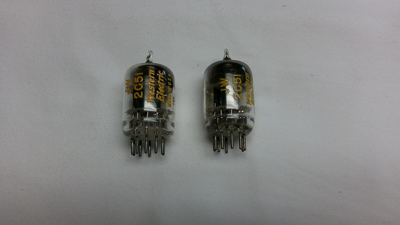 Western Electric JW 2C51, matched pair, Hickok tested, please read