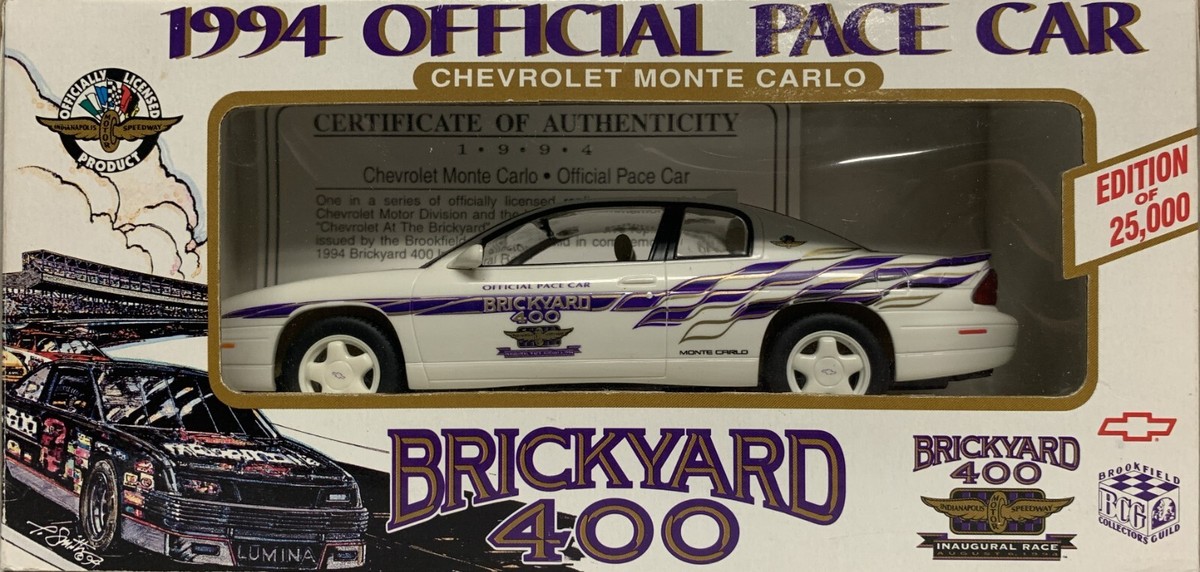 1994 Official Pace Car Brickyard 400 Chevrolet Monte Carlo 1/25