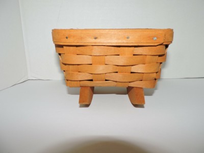 longaberger baby cradle basket