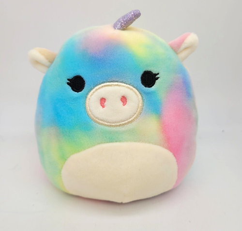 p. Squishmallow Esmeralda Unicorn Rainbow Tie Dye 5" Plush KellyToy ...