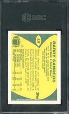 Barry Sanders 10 Graded Football Sports Trading Cards Barry Sanders 10 Graded Football Sports Trading Cards