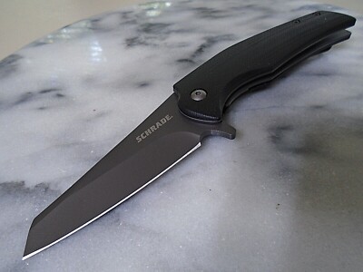 Schrade Torsion Ball Bearing Pivot Pocket Knife Aus-8 G10 1136037 7.40'' OA New