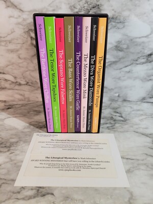 Mark Schweizer - Lot of 8 Liturgical Mystery books All Signed With Holder