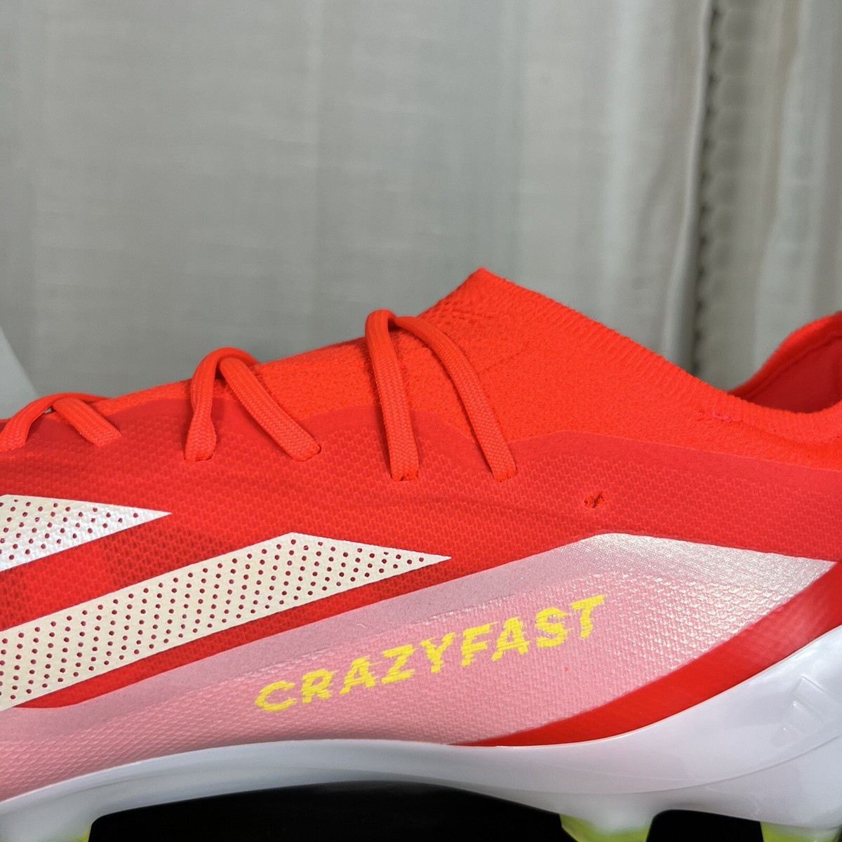 Adidas X Crazyfast.1 FG Citrus Pack Soccer Cleats Men‎ Size 6.5 / Women Size 7.5 Adidas X Crazyfast.1 FG Lemon Green Men main image 4
