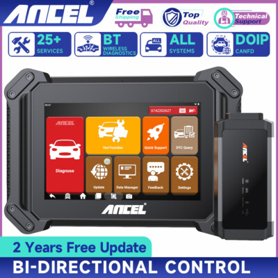 ANCEL V6 PRO Car OBD2 Scanner Bidirectional All System Auto Diagnostic Tool IMMO