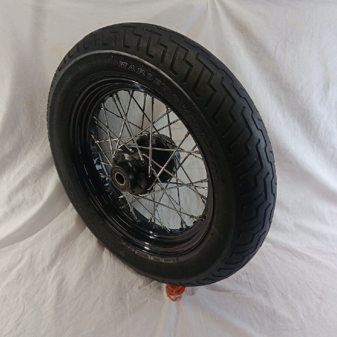 HARLEY DAVIDSON GENUINE SPORTSTER 40 SPOKE 16x3 RIM W DUNLOP 402F TIRE