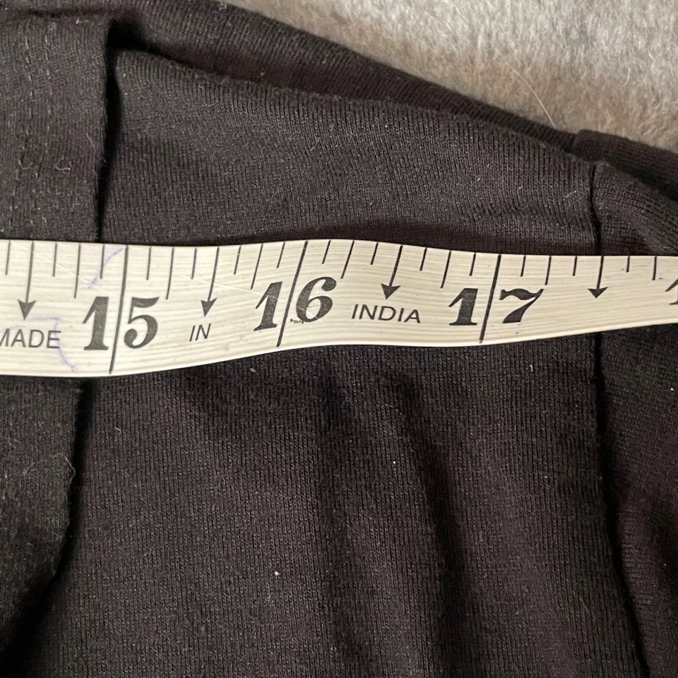 Motherhood Maternity Top Tee TShirt Womens  2XL  Black Nursing Open Front - Image 4 of 4