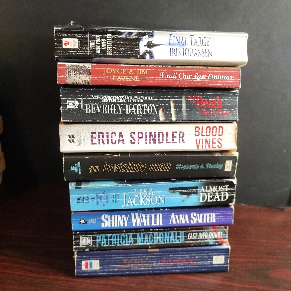 Mystery Thriller Johansen Lavene Barton Spindler Jackson Stanley Salter Lot 9x Foto 2 de 4