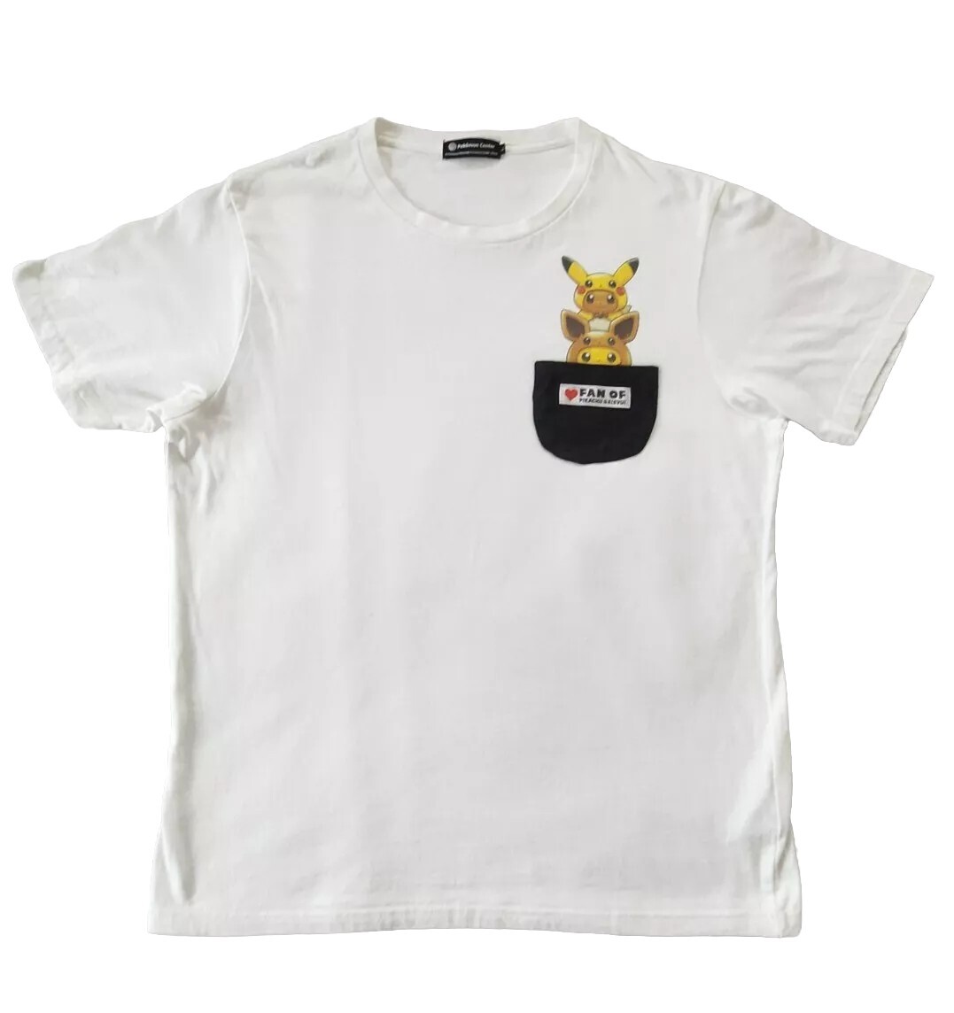 【新品未開封】FAN OF PIKACHU&EIEVUI　Tシャツ Mサイズ FAN OF PIKACHU & EIEVUI T-shirt Pocket Monsters Pokemon