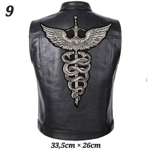 Flicken zum Aufnäher Aufbügler Patch Biker Motorrad Custom Kutte Rücken Weste - Bild 10 von 37