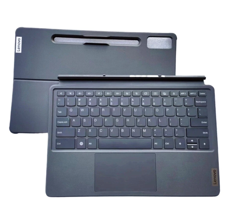 Original für Lenovo Tab P12 12,7" 2023 Magnetische Tastatur Hülle Pack - US Englisch