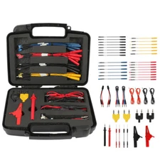 Multimeter Test Leads Kit Electrical Alligator Clips Banana Plug Diagnostic Tool