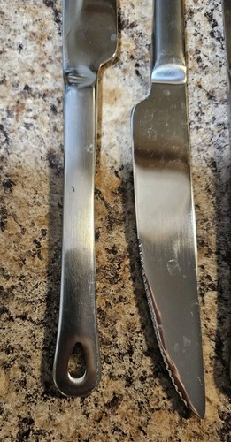 Oneida Cooper Pattern Stainless Steel Serrated Steak Knifes Set Of 8 - Picture 4 of 5
