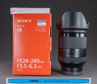 Sony SEL 24-240 24 - 240 mm F 3.5-6.3 AF OSS FE Objektiv Sehr Guter Zustand OVP