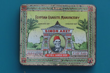 Tin - Rare - Rare - Simon Doctor Egyptian Cigarette Manufactory