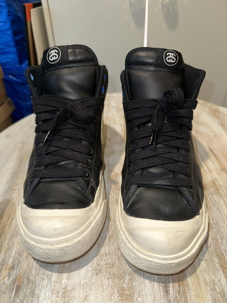 Nike Stussy Blazer Mid All Court Mid Size 9 408577-001 Black Nike Stussy Blazer Mid All Court Mid Size 9 408577-001 Black