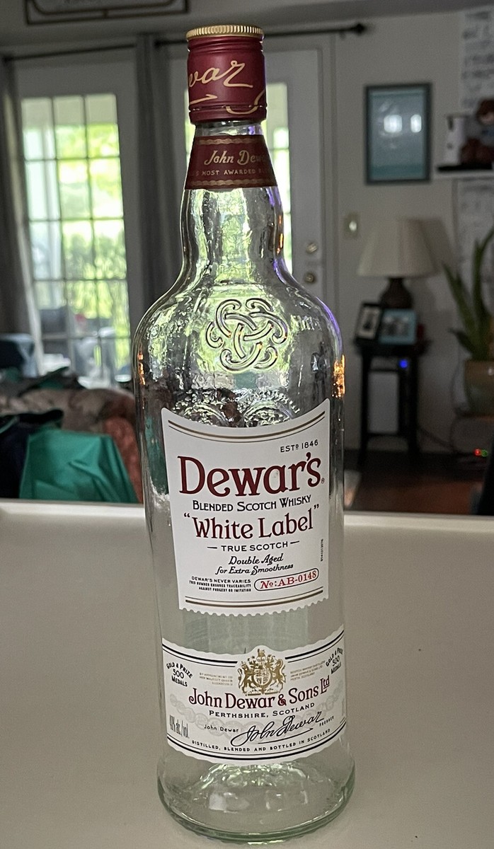 DEWAR'S BLENDED SCOTCH WHISKY 1 L BOTTLE White Label ~ | eBay