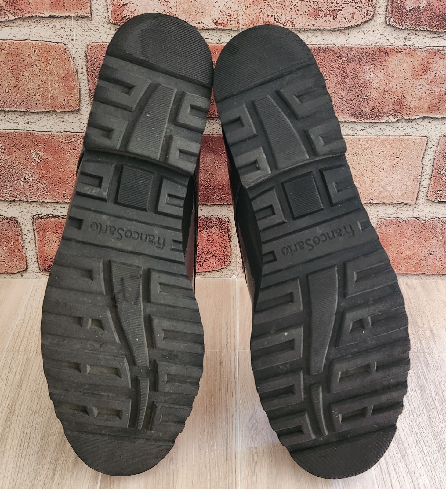 SAOLA Scarpe donna Franco Sarto 11M Charles grigio scuro lucido suola leggera a strappo