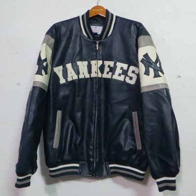 yankees leather jacket