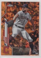 2020 Topps Chrome Sapphire Edition Orange 6/25 Brad Hand #101 da9