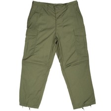 VINTAGE US ARMY TROPICAL COMBAT PANTS TROUSERS 1967 VIETNAM LARGE SHORT NOS NEW