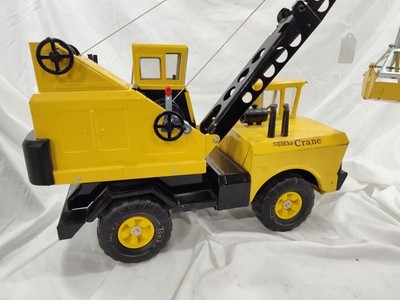 Vintage 1970s Mighty Tonka Crane No 3940 Original Pressed Steel