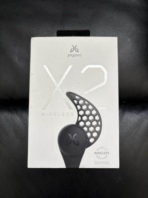 NEW Jaybird X2 Wireless Bluetooth Sport Ear Fins In-Ear Headphones Black SEALED