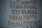 Marx Blue & Gray Confederate figures, same set all weapons intact from same set