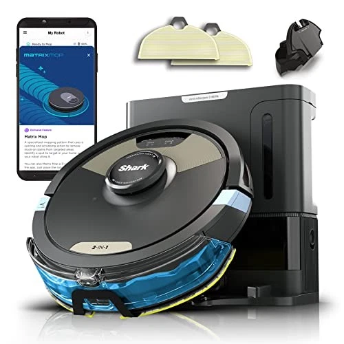 Shark Matrix Plus 2in1 Robot Vacuum & Mop with Sonic Mopping, Matrix Clean, HEPA Bagless Self Empty - RV2610WA: AI Ultra, Pet Hair, Multi-Surface - Thumbnail 5
