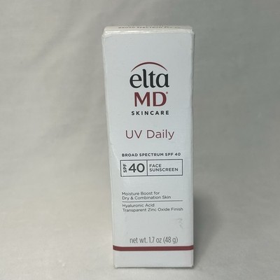Elta MD UV Daily Broad-spectrum Facial Sunscreen SPF 40 1.7 oz EXP 09/2026 + NEW