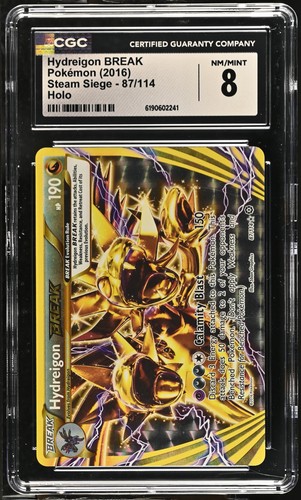 Hydreigon BREAK graded CGC 8 for sale on eBay