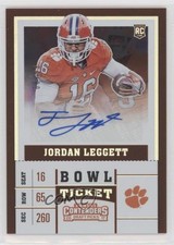 2017 Contenders Draft Picks College Bowl Ticket 68/99 Jordan Leggett Auto 5b9