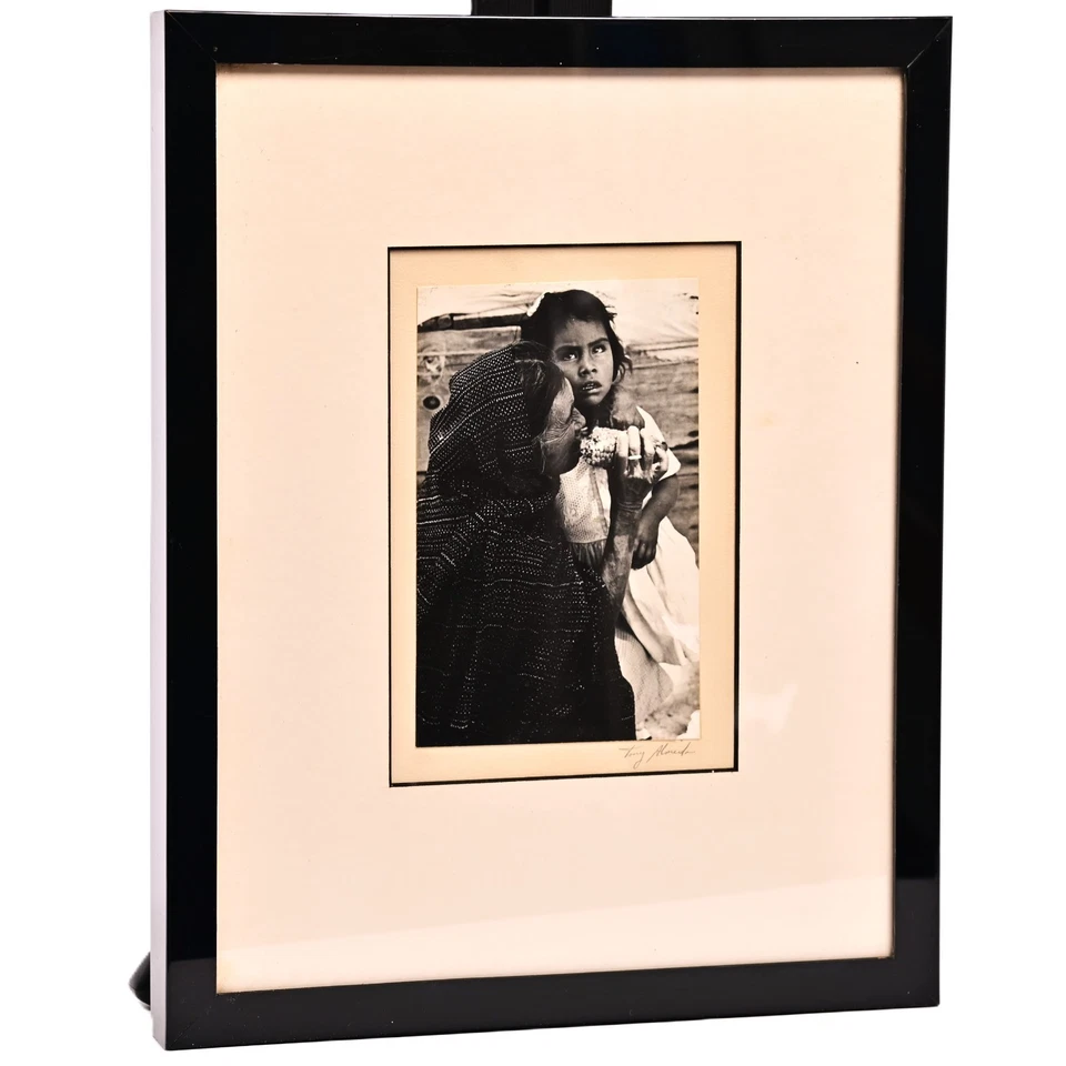 安东尼·阿尔梅达原版复古签名人道主义银明胶照片打印 — 第 3/4 张图片