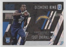 2017 Panini Unparalleled Class of 2017 Rookie Desmond King #230 4r2