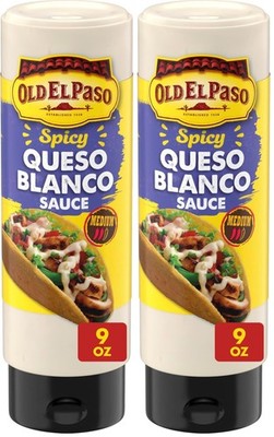 Old El Paso Taco Sauce - Queso Blanco, 9 oz (Pack of 2)