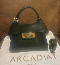 Arcadia Emma Medium Satchel Bag  Handle Turn ...