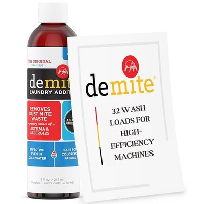 Laundry Additive - Dust Mite Waste for Allergy , Treatment for Bedding & Clot...