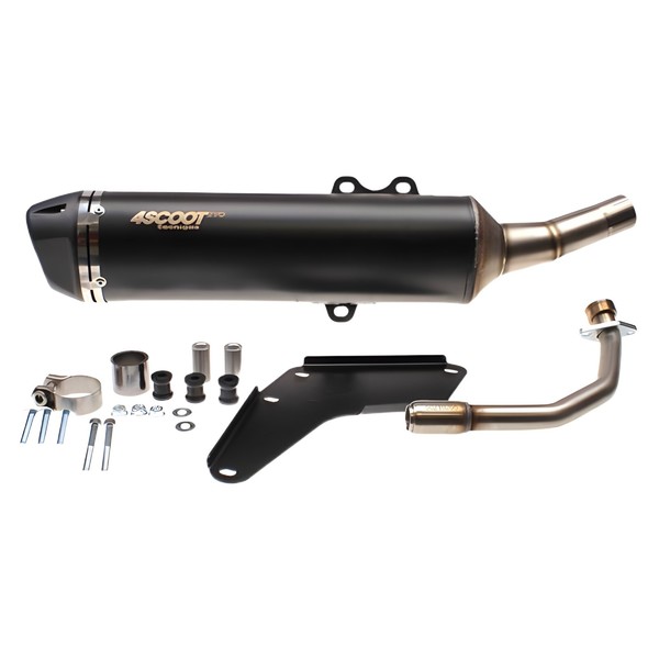 Auspuff Tecnigas 4SCOOT Evo Mit Zulassung FüR Suzuki UH Burgman 150 Ccm-image