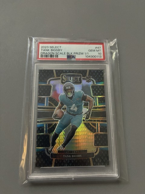 2023 Select Tank Bigsby Dragon Black Prizm 1/1 Rc, psa 10