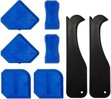 2 Sets of Caulking Tools, Multi-Functional Glue Scraper, Portable Glue Shovel