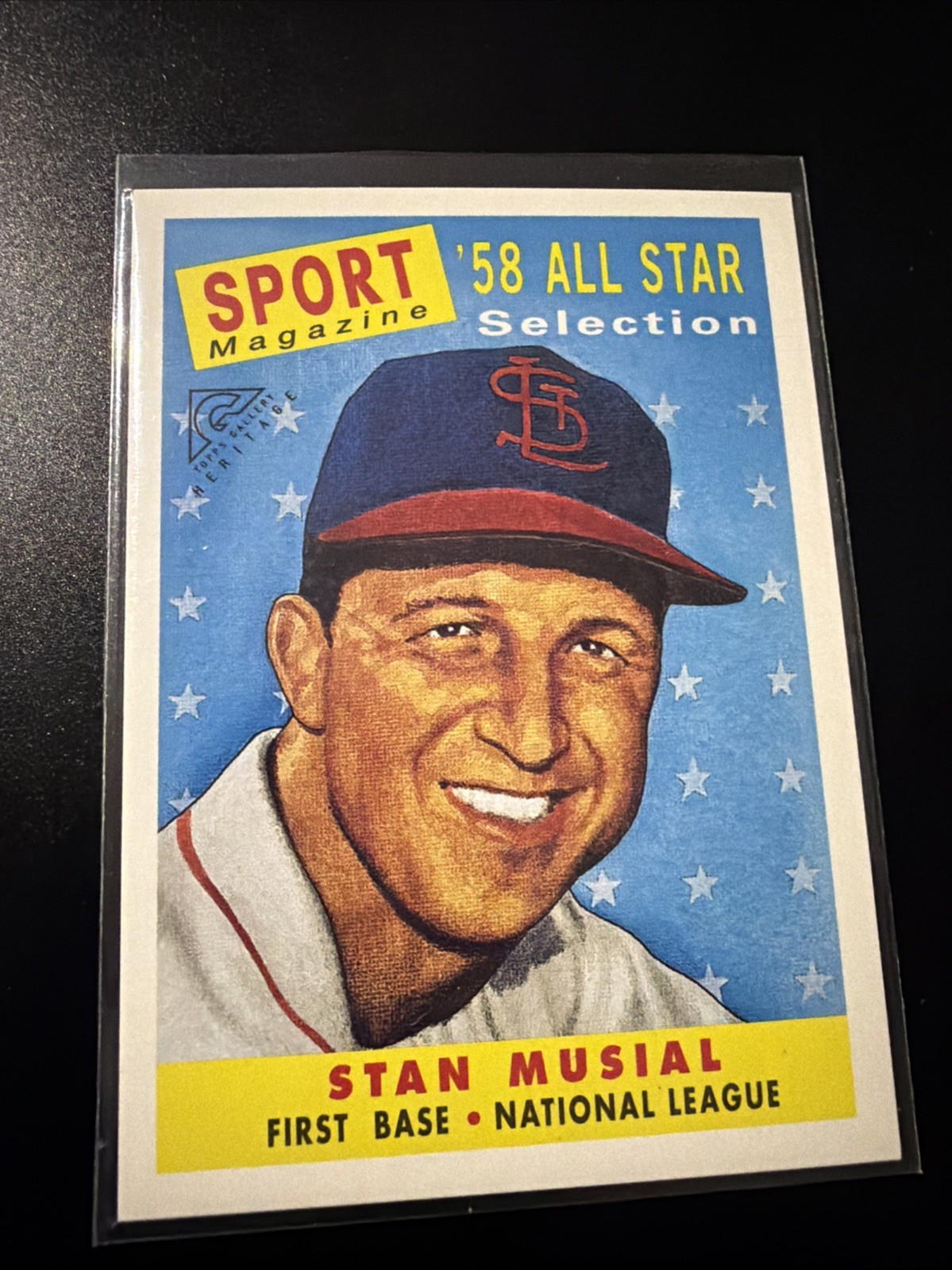2002 Topps - Sport Magazine '58 All Star Selection Stan Musial #476
