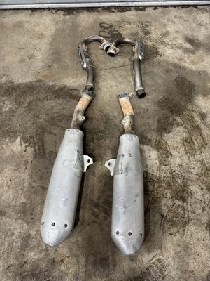 2021 Honda CRF250R Full OEM Exhaust System Muffler Header With Clamps And Flange