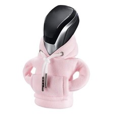Gear Shift Hoodie, Universal Car Shift Knob Cover, Mini Hoodie for Car Pink