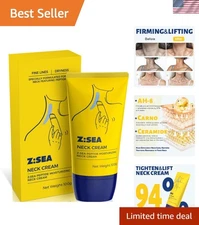 Z:SEA Neck Firming Cream with Roller - Anti-Aging Treatment, Hydrating & Tigh...