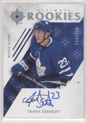 2018 Ultimate Collection Rookies 260/299 Travis Dermott #88 Rookie Auto RC 6cq