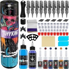 Wireless Tattoo Gun Kit with Pen, Batteries, ...