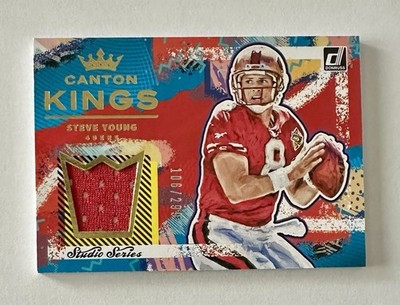 2021 Panini Donruss - Steve Young #CK10 Canton Kings Studio Series Patch #'d/299